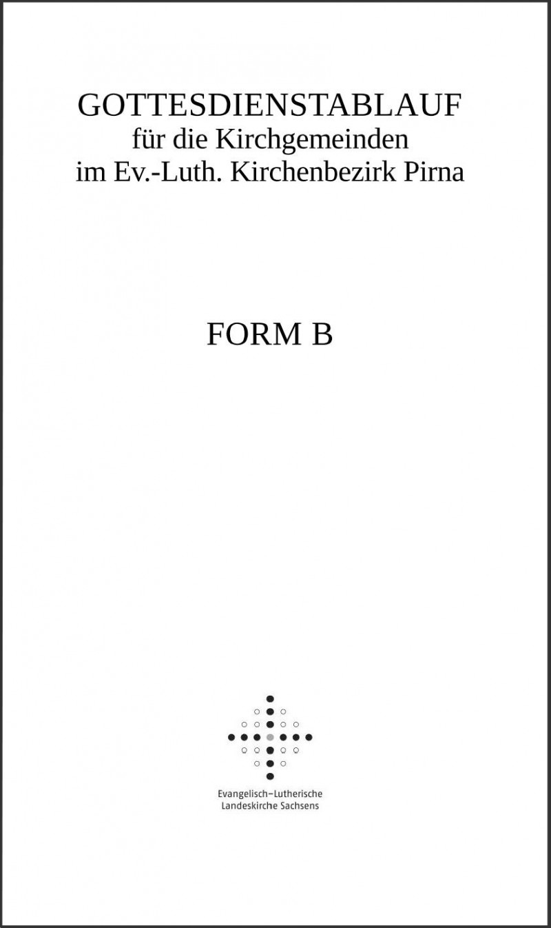 Gottesdienstordnungen Form B