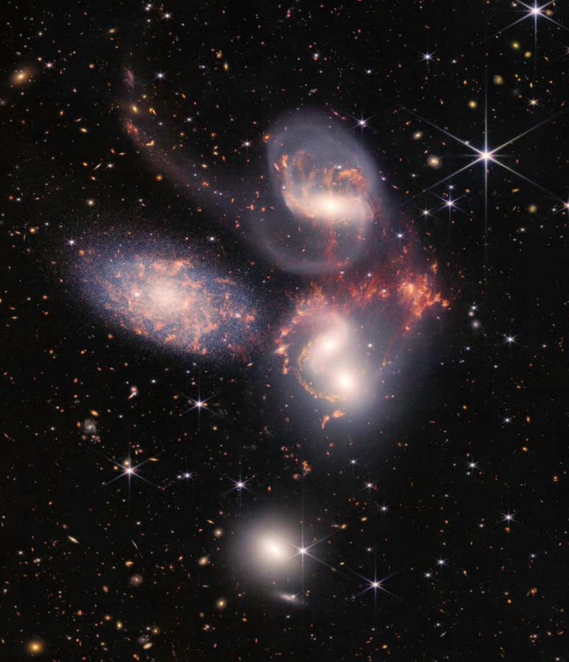 Stephans Quintett (Foto: NASA)