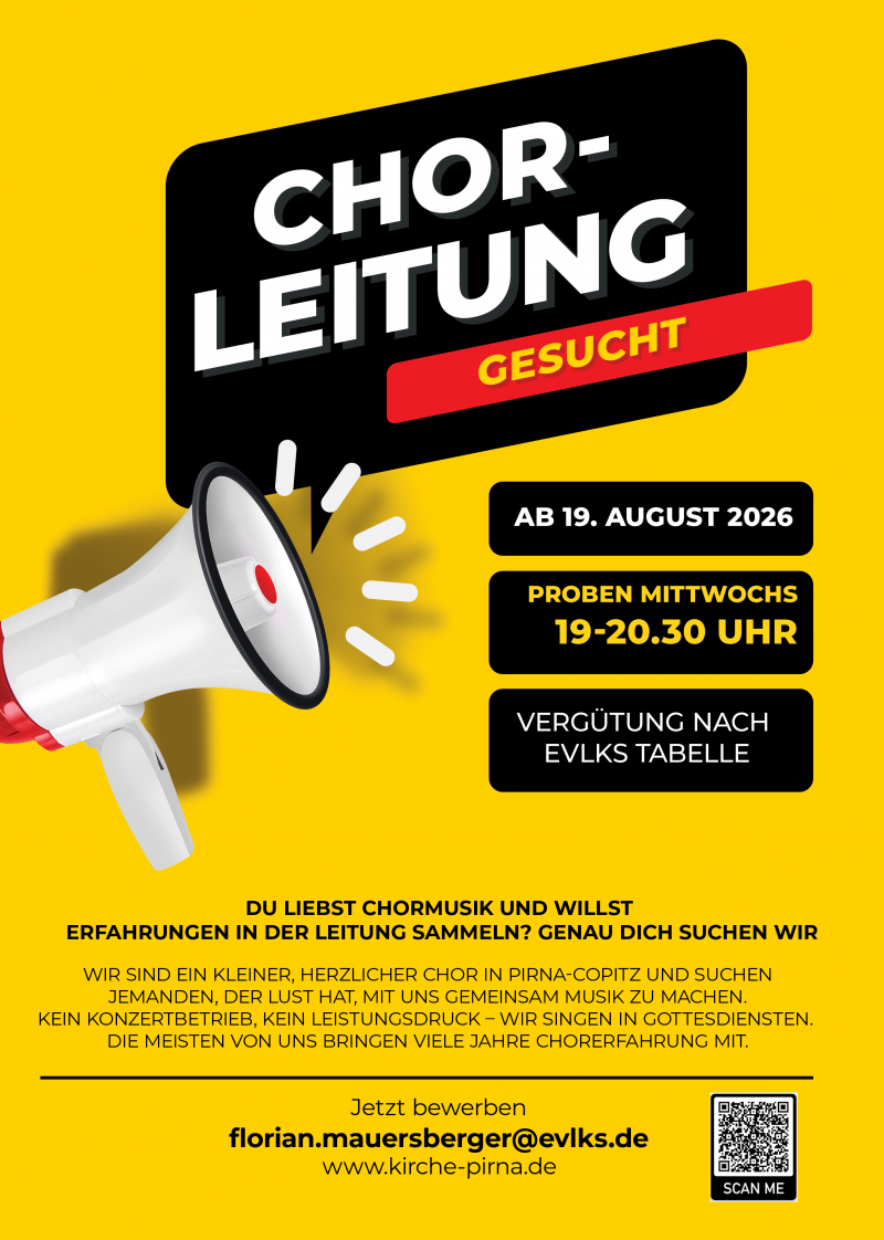 Ausschreibung Chor Copitz 