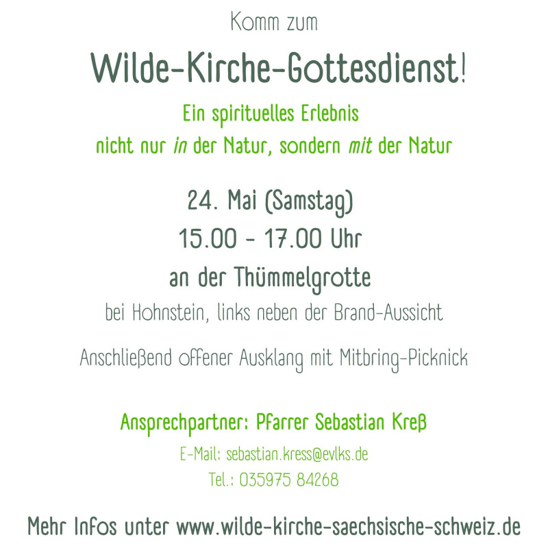 Wilde Kirche Mai 2025